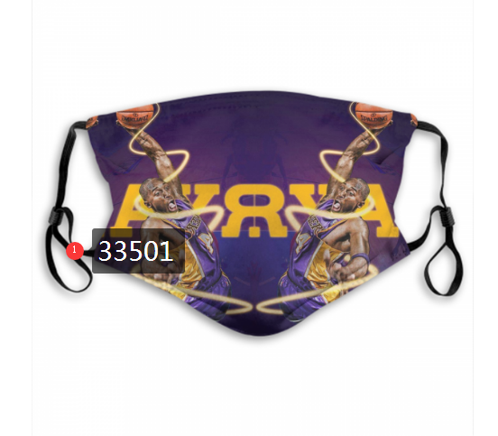 2021 NBA Los Angeles Lakers #24 kobe bryant 33501 Dust mask with filter